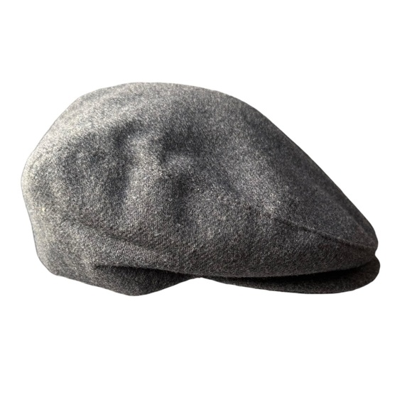 Other - Vintage Gray Wool Newsboy Flat Cap Cabby Snap Front
Hat Union Made USA Men XL